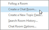 Create group conversation skype for business